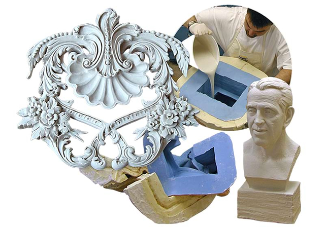 Two Component Silicone Rubber For Gypsum Mold Making
